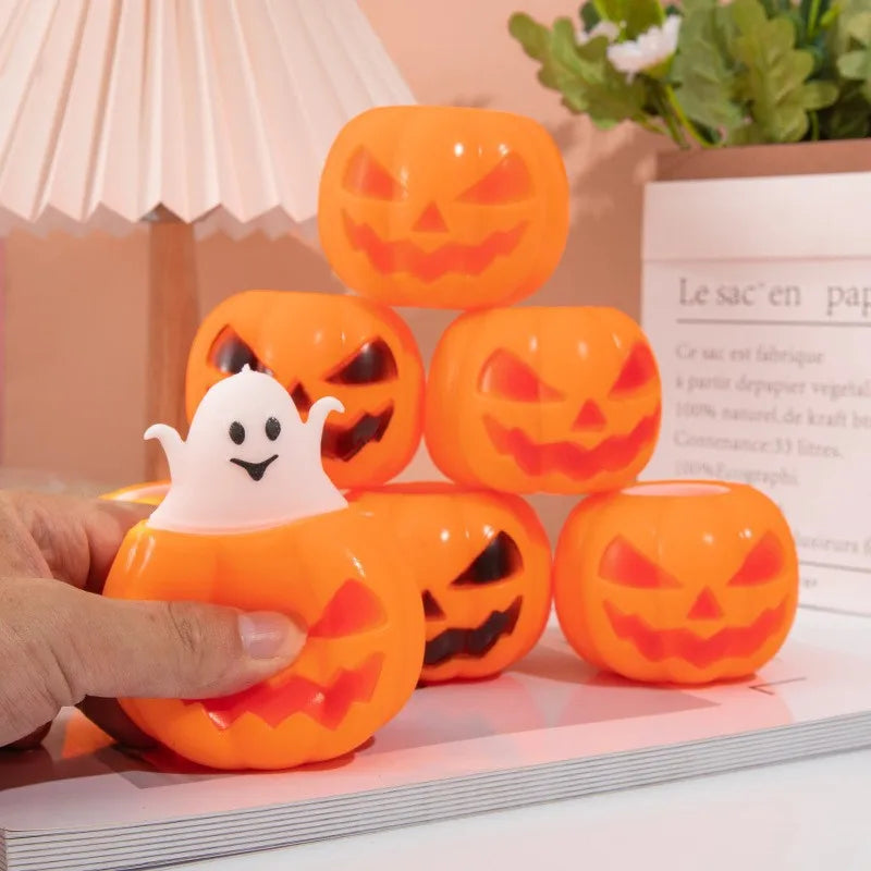Pumpkin Ghost Cup Squishy