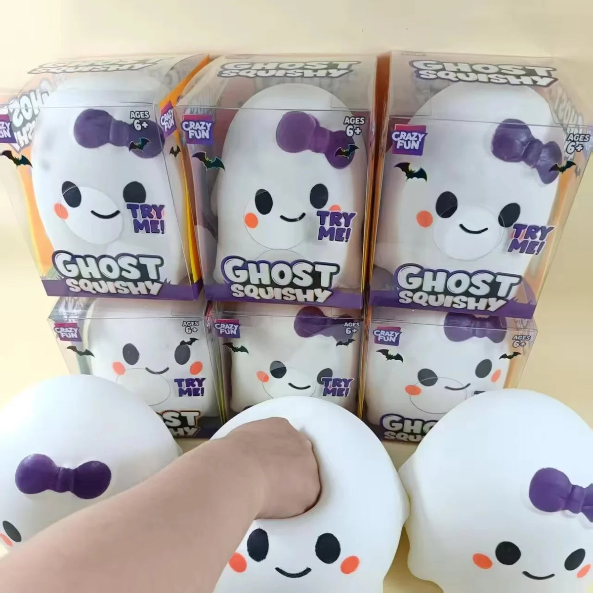 Bow Ghost Squishy