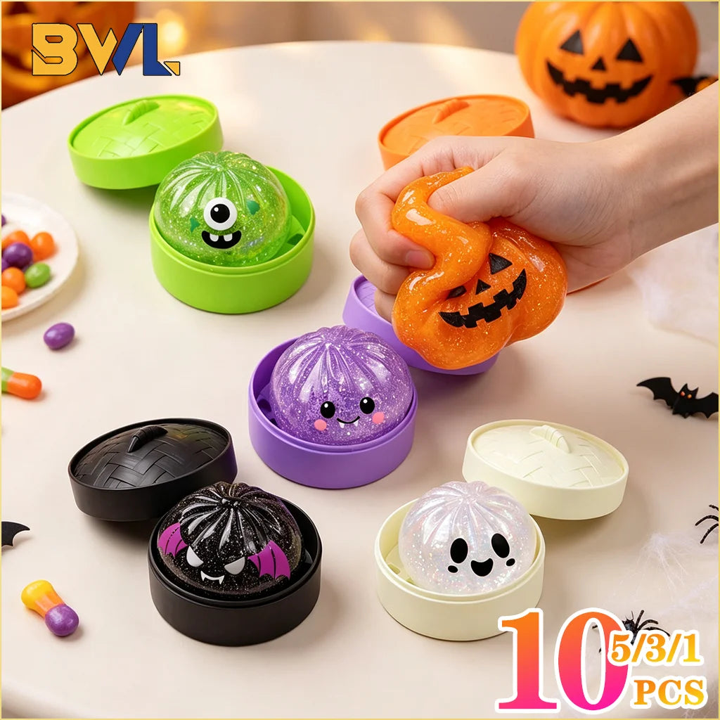 Halloween Bun Squishy Set