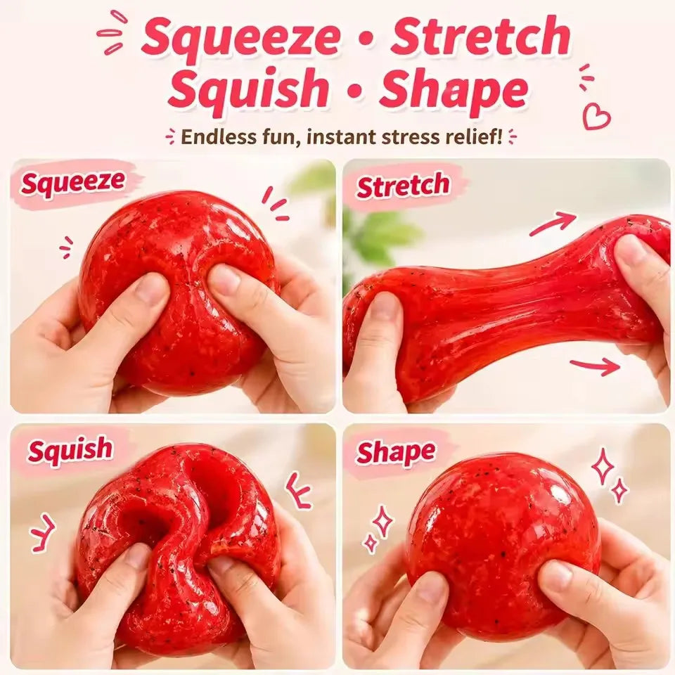 Kiwi & Watermelon Slushy Squishy